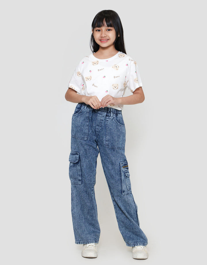 Nevada Pocket With Flip Celana Denim Anak Perempuan