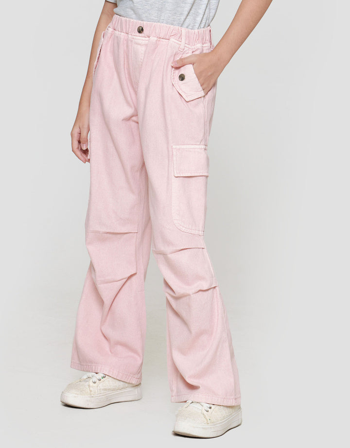 Nevada Cargo Flip Pocket Fold Two Celana Panjang Anak Perempuan