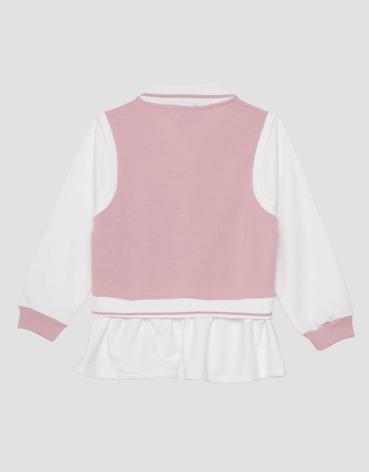 Nevada Vest With Embro Sweater Anak Perempuan