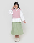 Nevada Vest With Embro Sweater Anak Perempuan