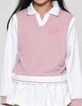 Nevada Vest With Embro Sweater Anak Perempuan