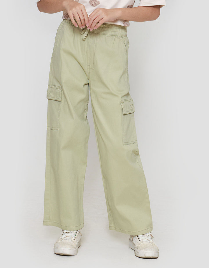 Nevada Pocket Left Right Square Paperbag 2 Celana Panjang Anak Perempuan