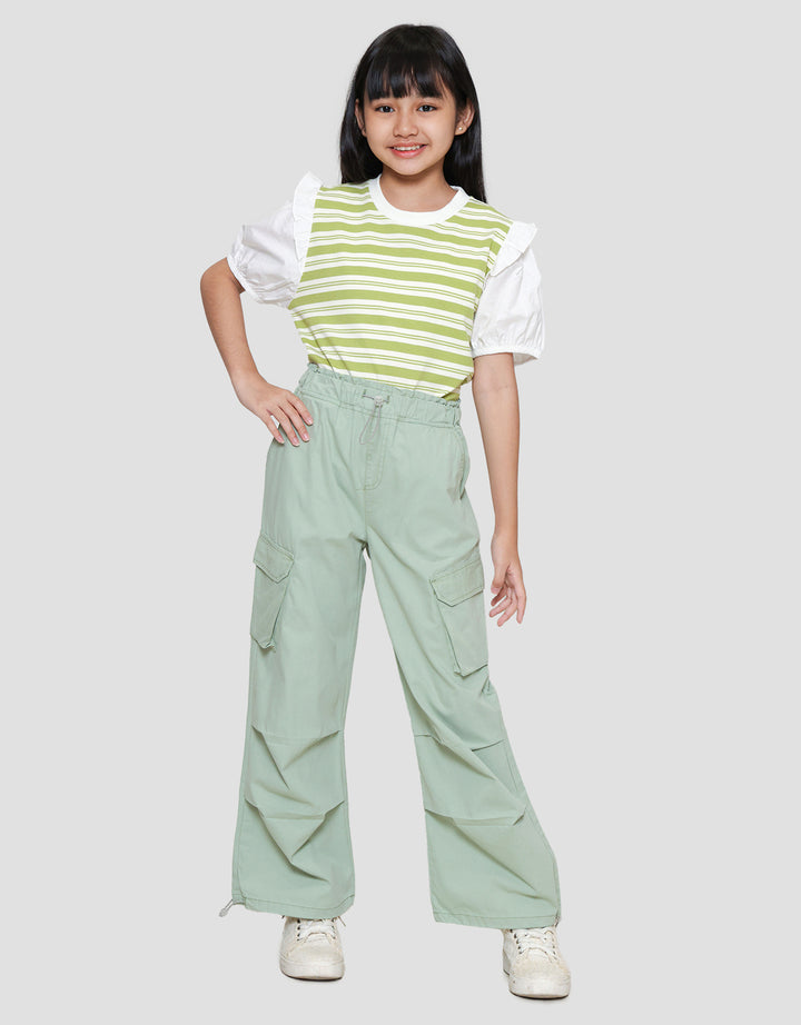 Nevada Cargo Paperbag Celana Panjang Anak Perempuan