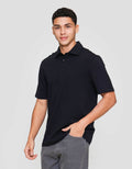 Cole Nyc Twill Knit Spandex Kaos Polo Pria