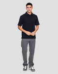 Cole Nyc Twill Knit Spandex Kaos Polo Pria