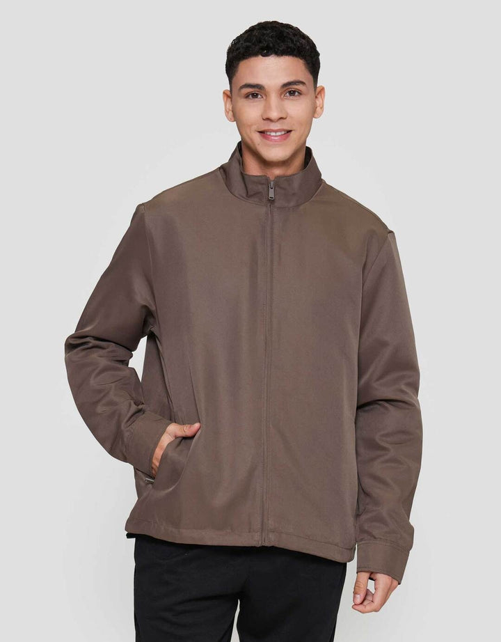Cole Micro Basic Highneck Jaket Pria