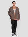 Cole Micro Basic Highneck Jaket Pria
