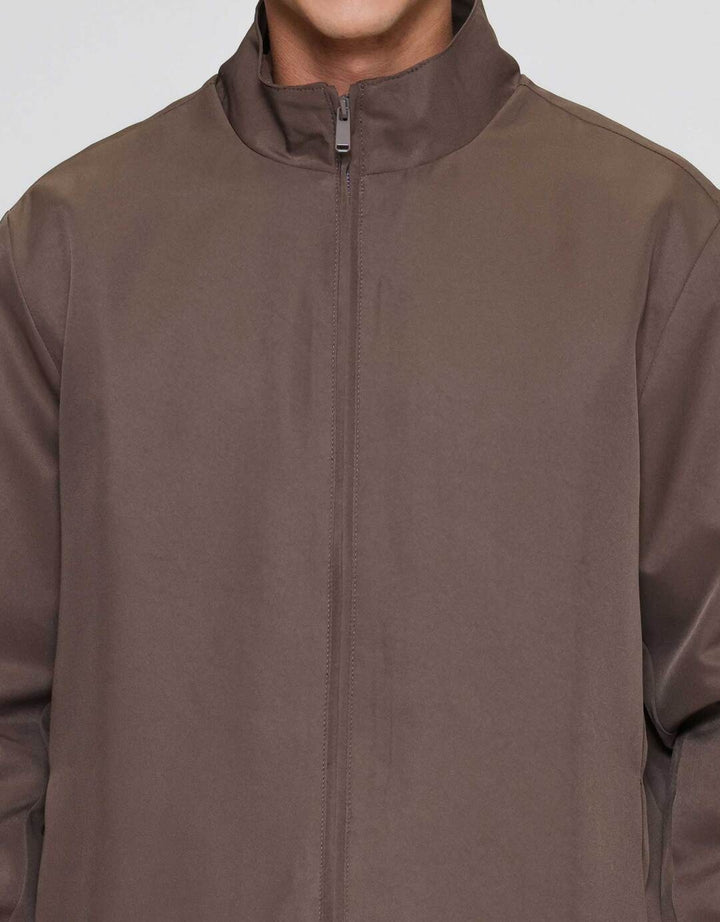 Cole Micro Basic Highneck Jaket Pria