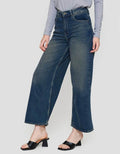 Nevada Wide Leg Celana Denim Wanita