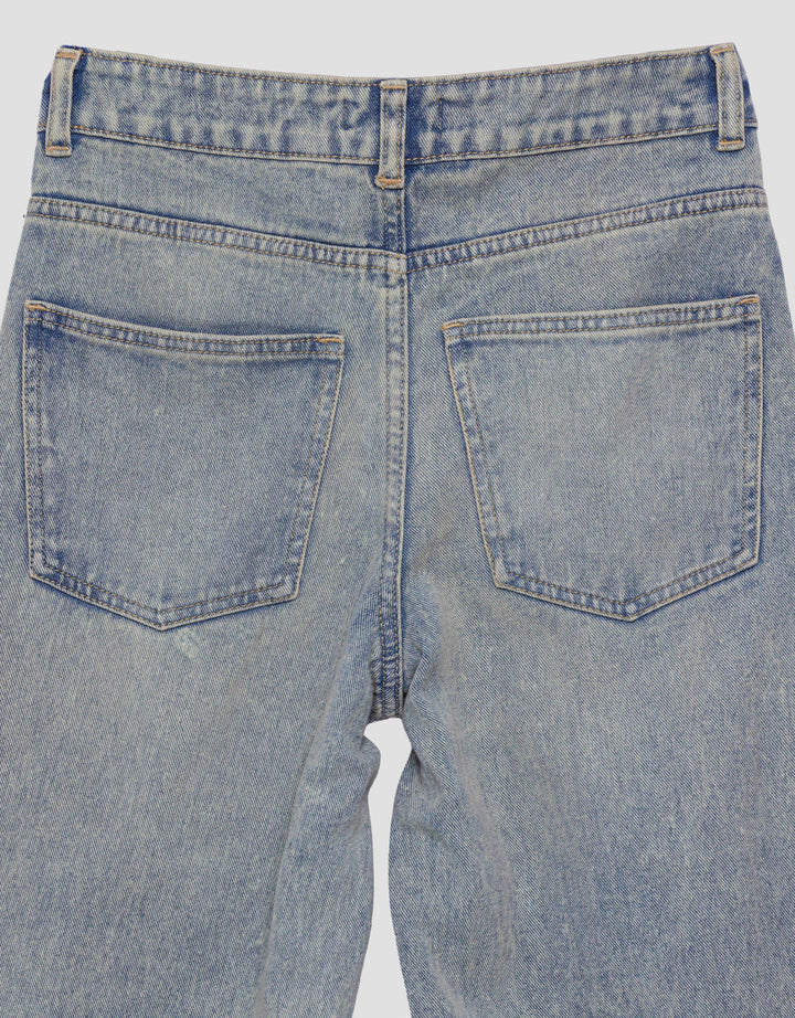 Nevada Wide Leg Celana Denim Wanita