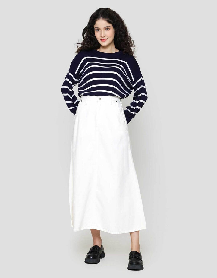 Nevada Basic A Line Rok Denim Wanita