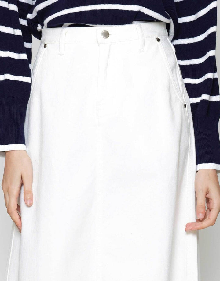 Nevada Basic A Line Rok Denim Wanita