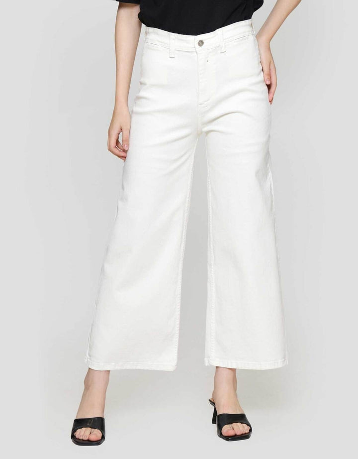 Nevada Wide Leg Celana Denim Wanita