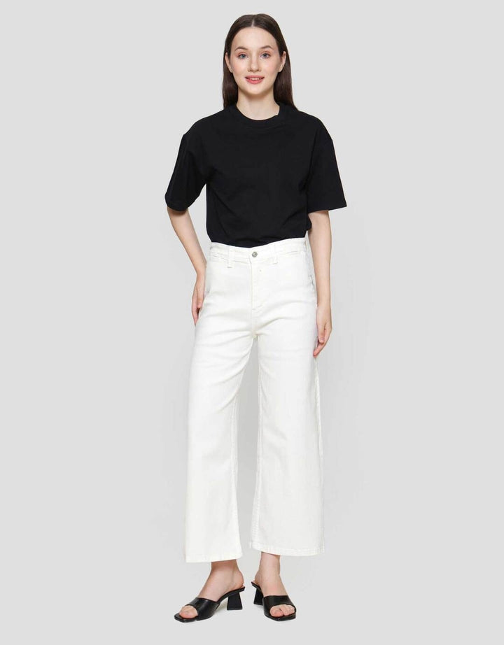 Nevada Wide Leg Celana Denim Wanita