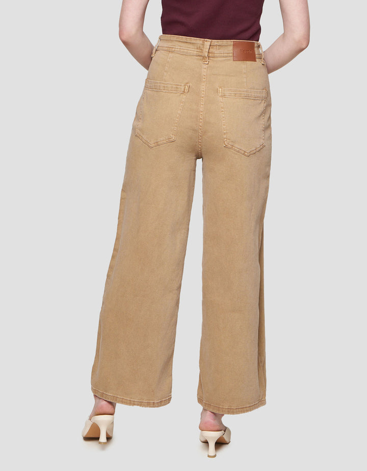 Nevada Wide Leg Celana Denim Wanita