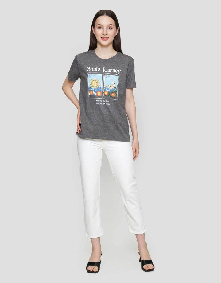 Nevada Comb Souls Journey Kaos Lengan Pendek Wanita