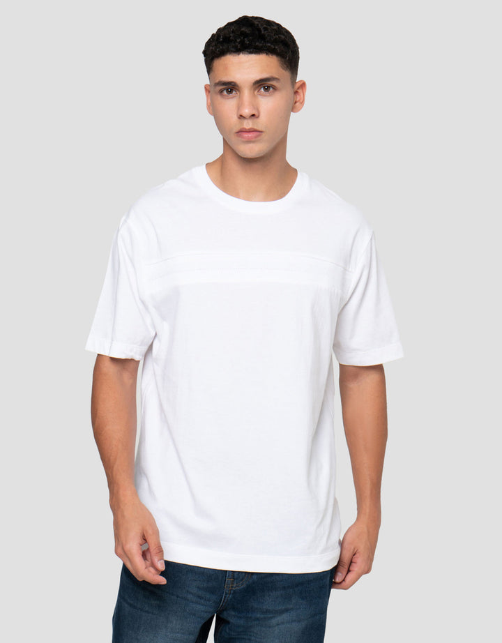 Cole Cut &Sewn Manset Jacquard Kaos Pria