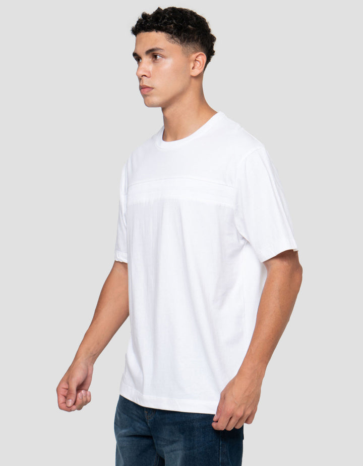 Cole Cut &Sewn Manset Jacquard Kaos Pria