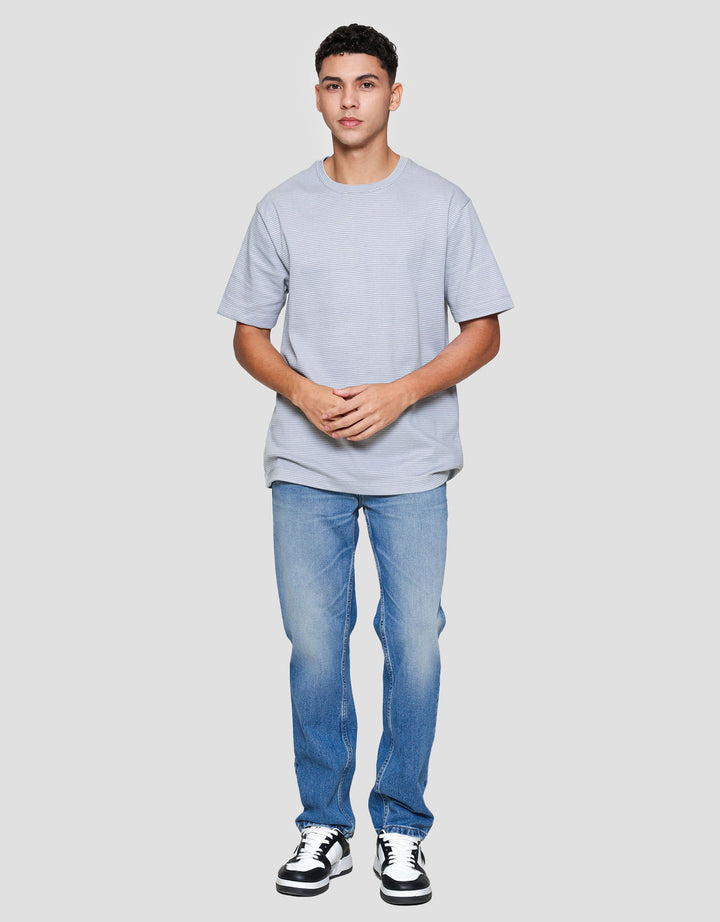 Cole Pin Stripes Kaos Pria