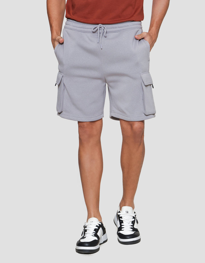 Nevada Knit Baggy Fit 3D Cargo Celana Pendek Pria