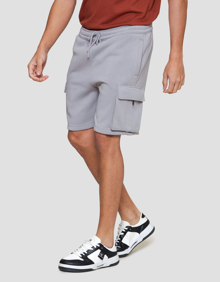 Nevada Knit Baggy Fit 3D Cargo Celana Pendek Pria