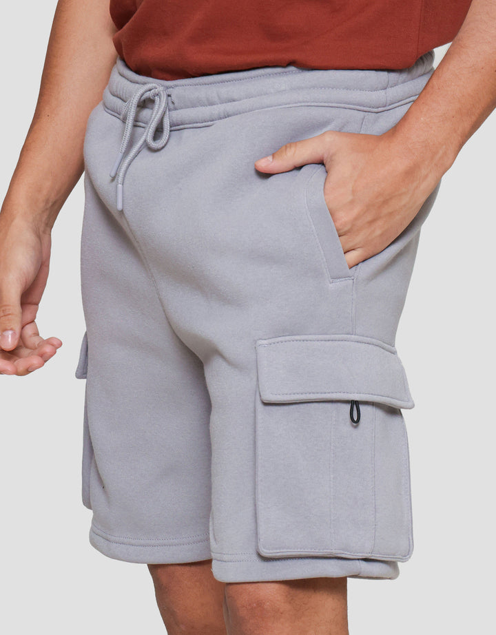 Nevada Knit Baggy Fit 3D Cargo Celana Pendek Pria