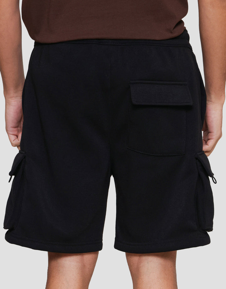 Nevada Knit Baggy Fit 3D Cargo Celana Pendek Pria