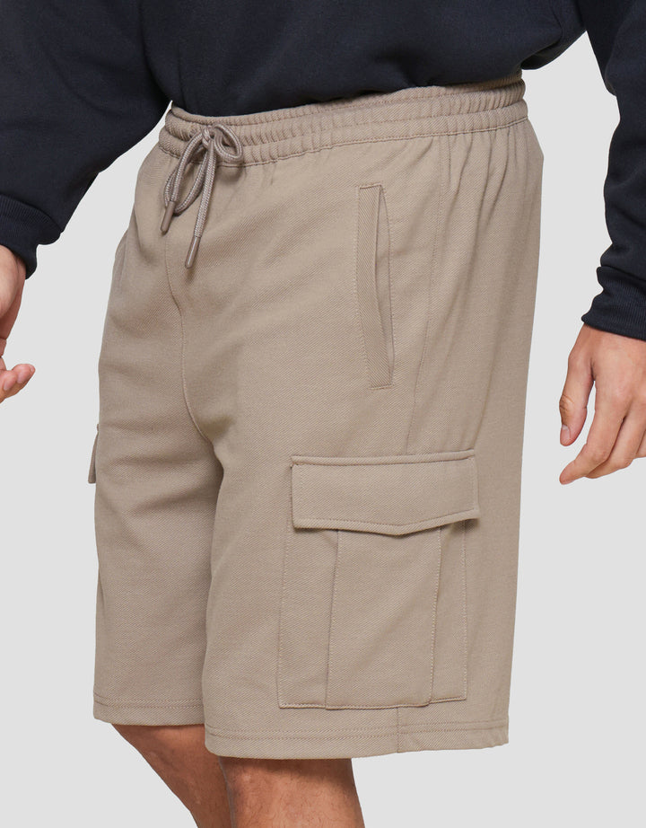 Nevada Knit Cargo Texture Celana Pendek Pria