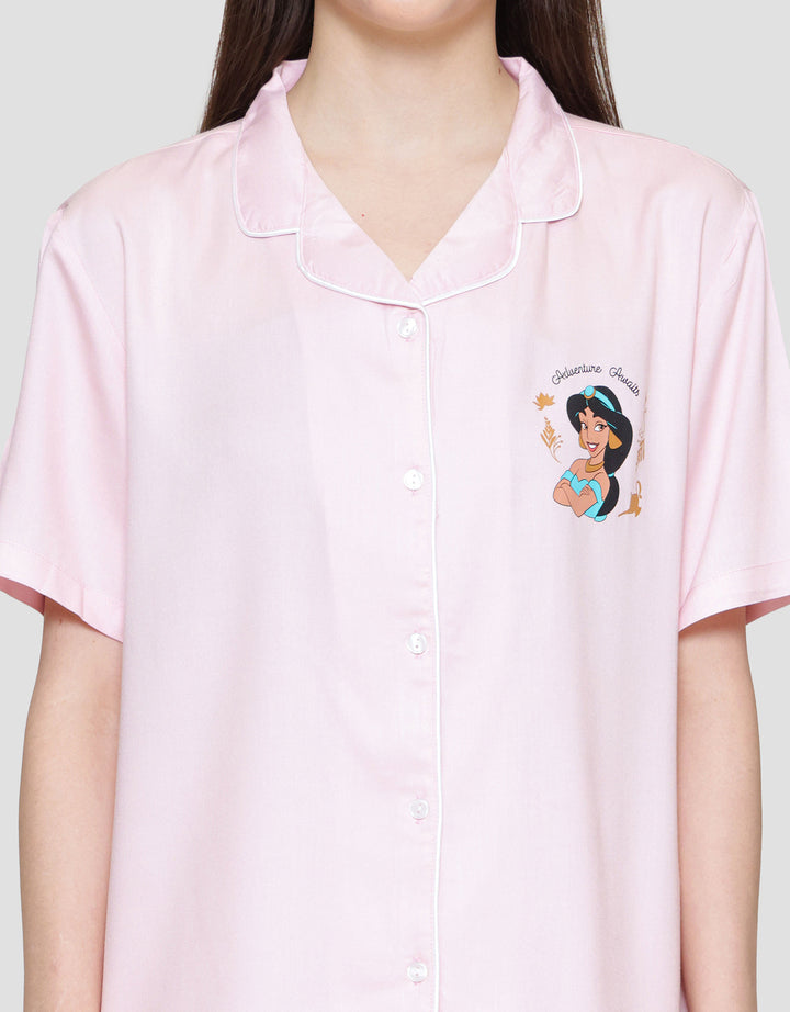 Disney Solid Princess Setelan Piyama Wanita