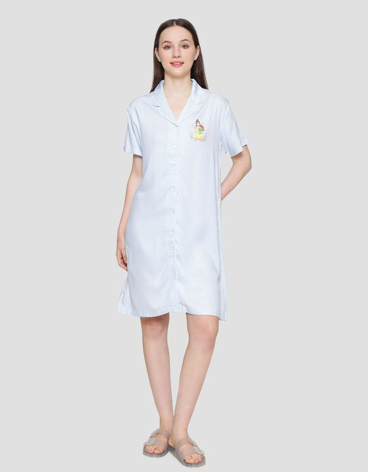 Disney Solid Princess Midi Dress Wanita