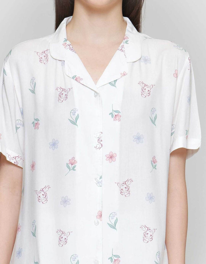 Disney Flower Princess Setelan Piyama Wanita