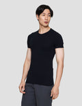 Cole Round Neck Bamboo Solid Kaos Pria