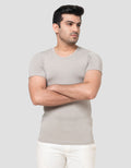 Cole Round Neck Bamboo Solid Kaos Pria