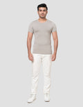Cole Round Neck Bamboo Solid Kaos Pria