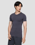 Cole Round Neck Bamboo Solid Kaos Pria