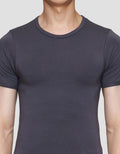 Cole Round Neck Bamboo Solid Kaos Pria