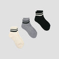 Cole Pack of 3 Ankle Stripe Kaus Kaki Pria