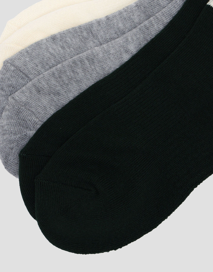 Cole Pack of 3 Ankle Stripe Kaus Kaki Pria