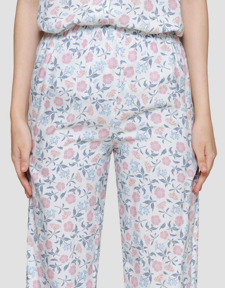 St. Yves Printed Sweet Flower Setelan Piyama Wanita