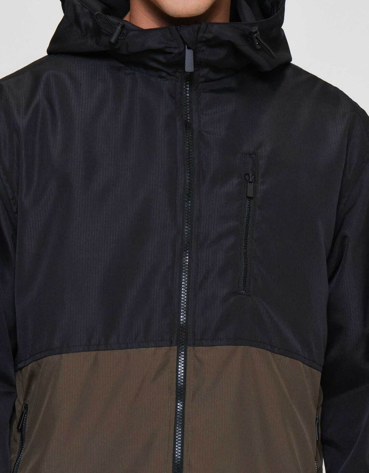 Nevada Woven Hoodie Ribstop Jaket Pria