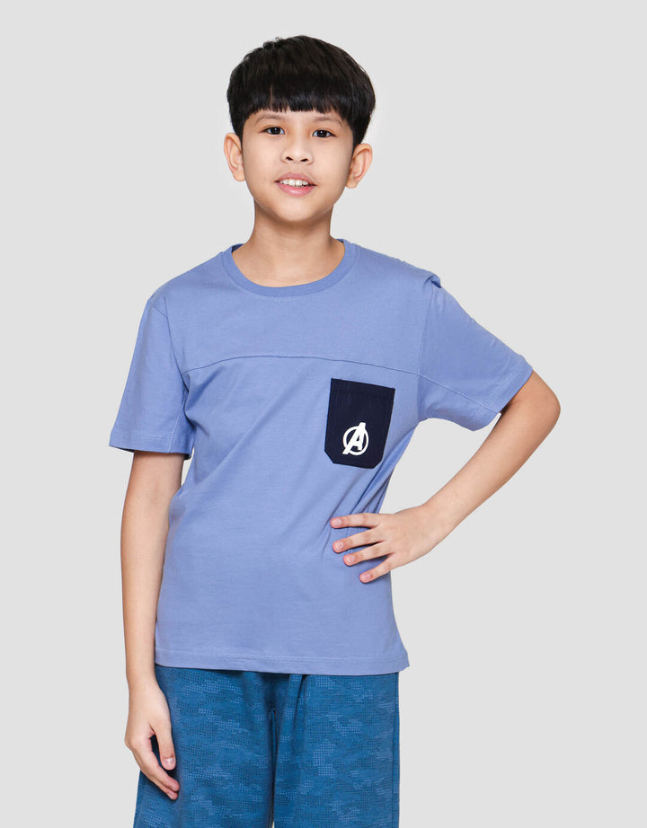 Marvel Avenger Ktg Logo Emboss Kaos Anak Laki-laki