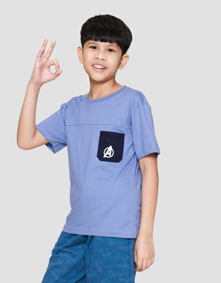 Marvel Avenger Ktg Logo Emboss Kaos Anak Laki-laki