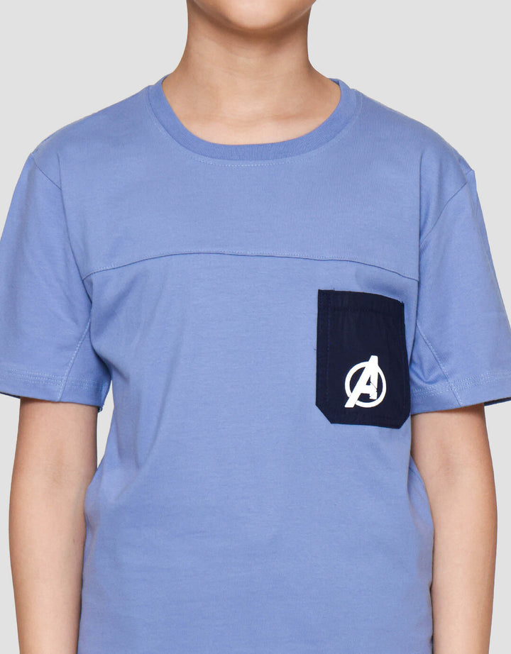 Marvel Avenger Ktg Logo Emboss Kaos Anak Laki-laki