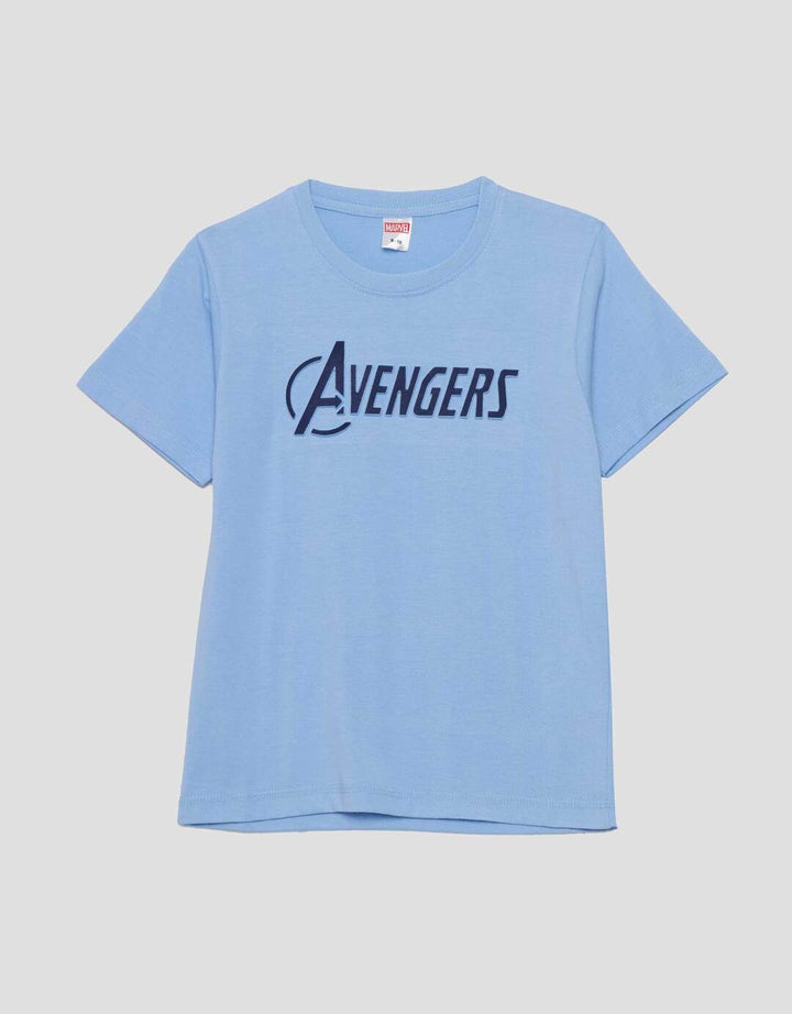 Marvel Logo Emboss Mold Kaos Anak Laki-laki
