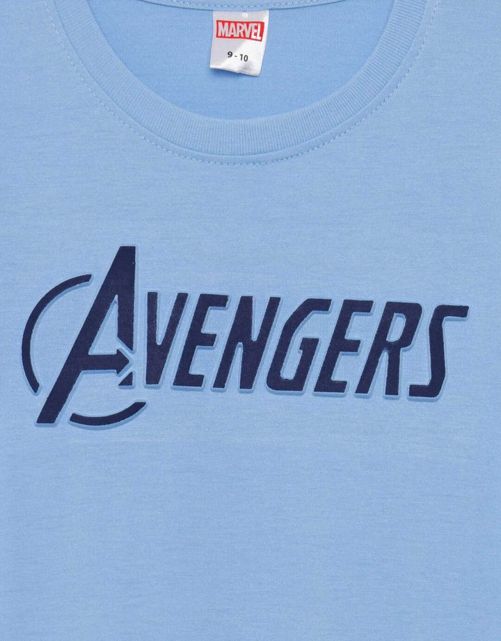 Marvel Logo Emboss Mold Kaos Anak Laki-laki