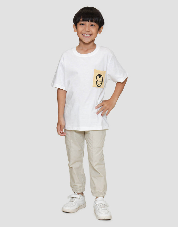 Marvel Avg Ironman Ktg Tulisan Kaos Anak Laki-laki