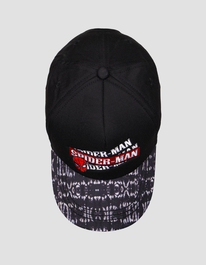 Marvel Spiderman Name Tumpuk Sintong Topi Anak Laki-laki