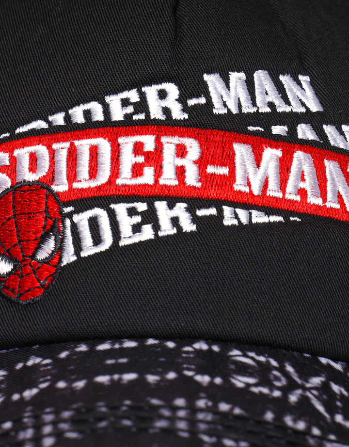 Marvel Spiderman Name Tumpuk Sintong Topi Anak Laki-laki