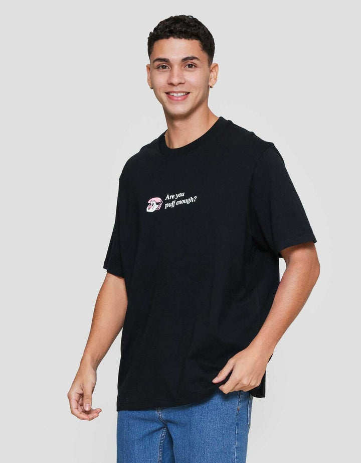 Aos Wb Theme Power Puff Watchout Kaos Lengan Pendek Pria