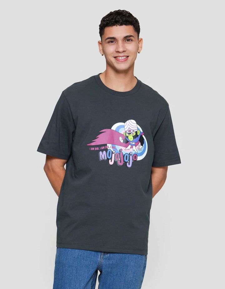 Aos Wb Theme Power Puff I am Bad Kaos Lengan Pendek Pria